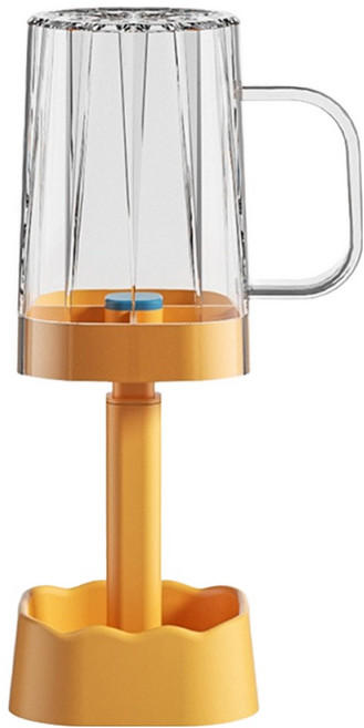 한봄누리 양치컵 + 칫솔 면도기 거치대 세트, 오렌지, 1개