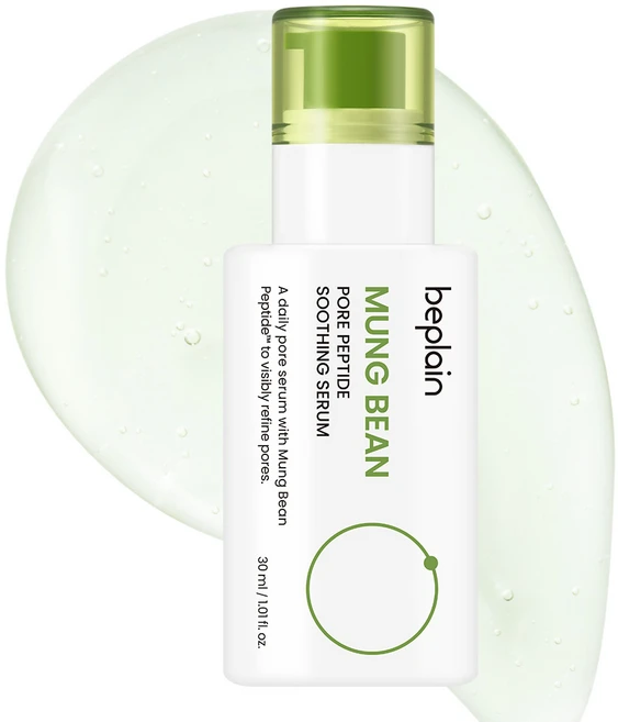 비플레인 녹두 모공 펩타이드 수딩 세럼, 30ml, 1개 - 쿠팡