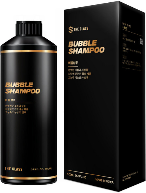 더클래스 고농축 기능성 버블 카샴푸, 500ml, 1개