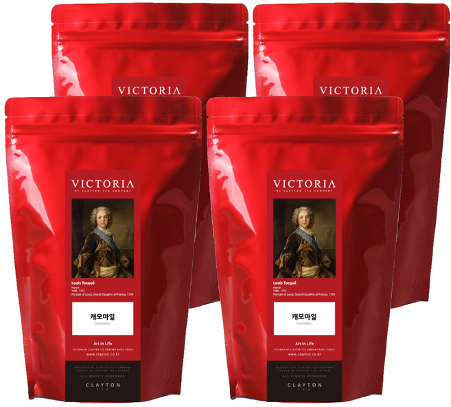 빅토리아 레드 티백 캐모마일, 1g, 40개입, 4개