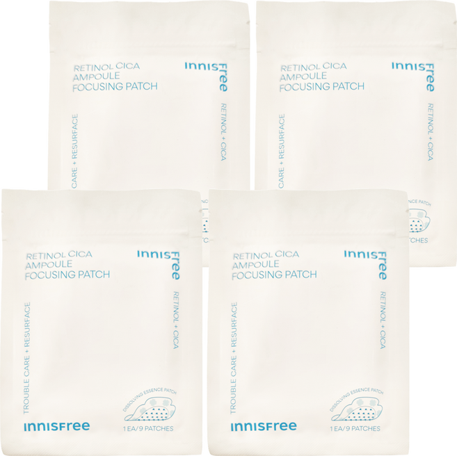 INNISFREE 台灣公司貨 A醇淨膚超修護集中貼, 9片, 4包