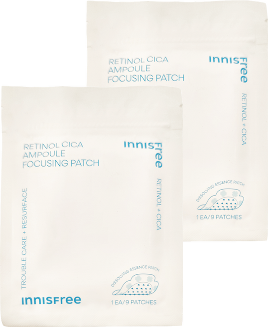 INNISFREE 台灣公司貨 A醇淨膚超修護集中貼, 9片, 2包