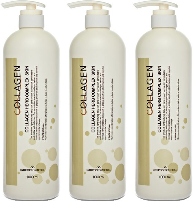 에스테틱하우스 콜라겐 스킨, 1L, 3개