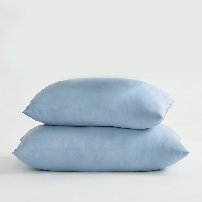 베네베딩 쿨쿨 쿨넥사 빨아쓰는 여름 냉감 모찌 베개 2p, 블루그레이