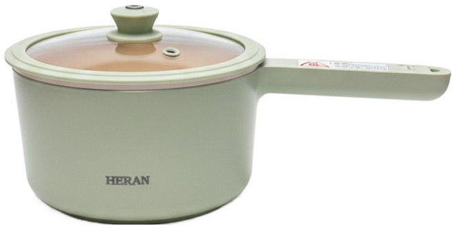 HERAN 禾聯 單柄美食鍋 34.5 x 12.2 x 18.5cm 1.5L, 34.5cm, 淺綠色, 1盒