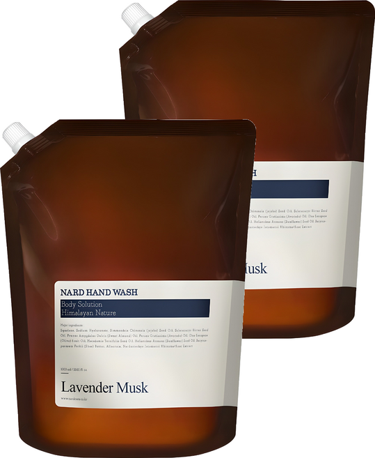 나드 핸드워시 리필 라벤더머스크, 1L, 2개