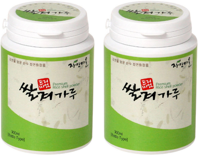 Jayeonmaeul 프리미엄 쌀겨가루 300, 2개, 1개입