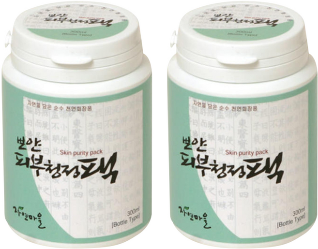 Jayeonmaeul 뽀얀 피부 청정팩 워시오프, 1개입, 2개