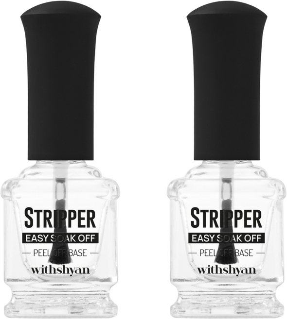 위드샨 필오프 베이스 스트리퍼, 2개, 15ml