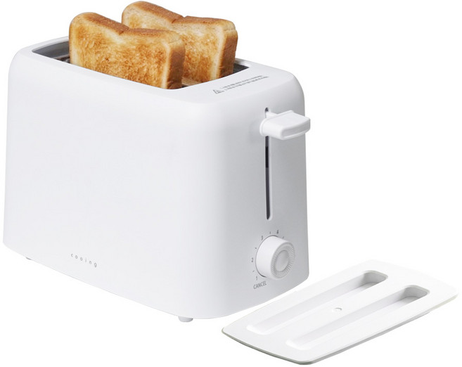 쿠잉전자 2구 팝업 토스터, TS-S02WH