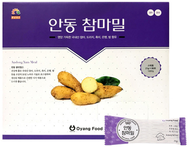 햇살빚은 안동 참마밀 80p, 1.68kg, 1개