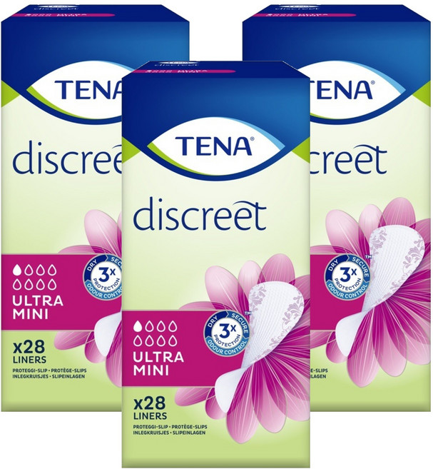 테나 레이디 요실금 라이너 울트라, 28개입, 3개, 미니
