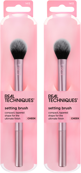 리얼테크닉스 세팅 브러시, 혼합색상, 2개
