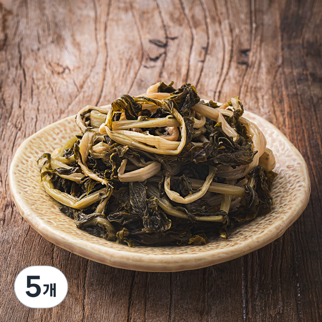 초록들 국내산 건데친 무청시래기, 300g, 5개