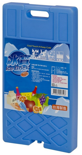 Ice Brick 冰寶 冰磚 TH-759 特大(40 x 22 x 4cm) 3L, 1個, 1個