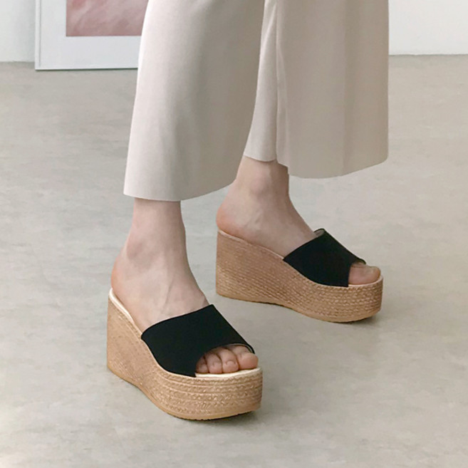 제이라인 웨지 뮬슬리퍼 JLSR1003