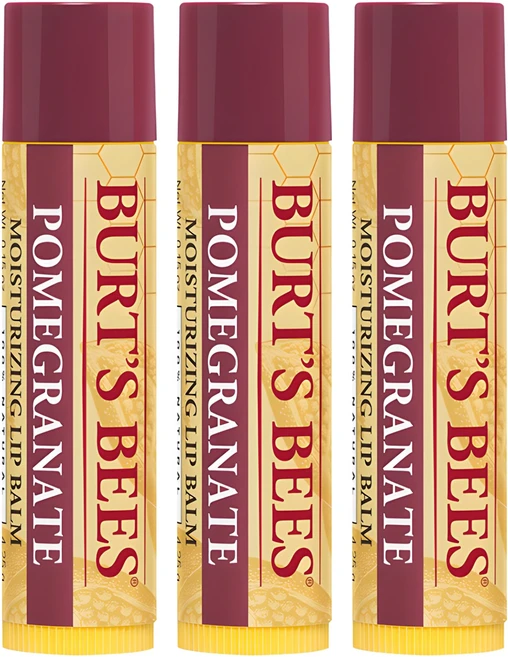 버츠비 모이스춰라이징 립밤, 석류, 4.25g, 3개 - 쿠팡