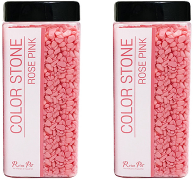 로라펫 컬러스톤 750g, 로즈핑크, 2개