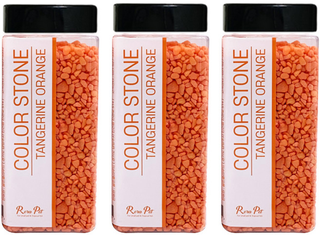 로라펫 컬러스톤 750g, 탠저린오렌지, 3개