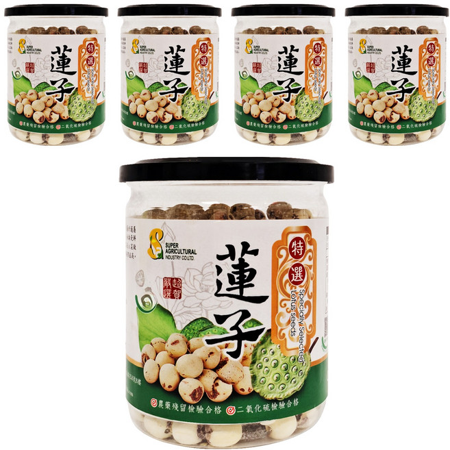 超賀 特選蓮子, 230g, 5罐