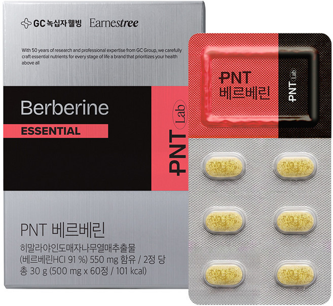 Dr.PNT 小檗鹼精華, 1個, 60錠