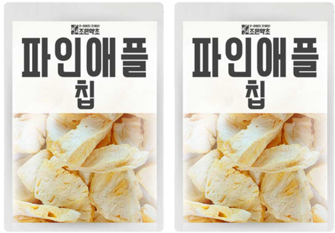 조은약초 동결건조 파인애플 칩, 150g, 2개