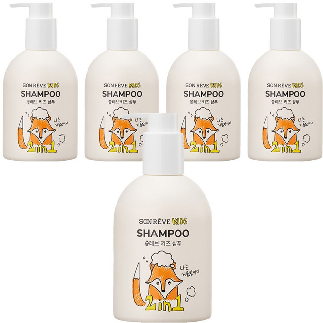 쏭레브 투인원 키즈 샴푸, 300ml, 5개