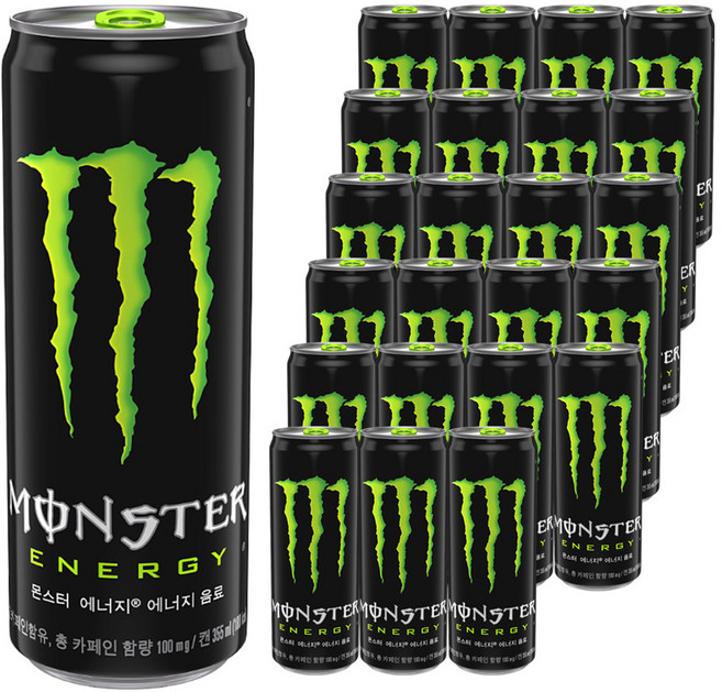 몬스터에너지 그린, 355ml, 24개