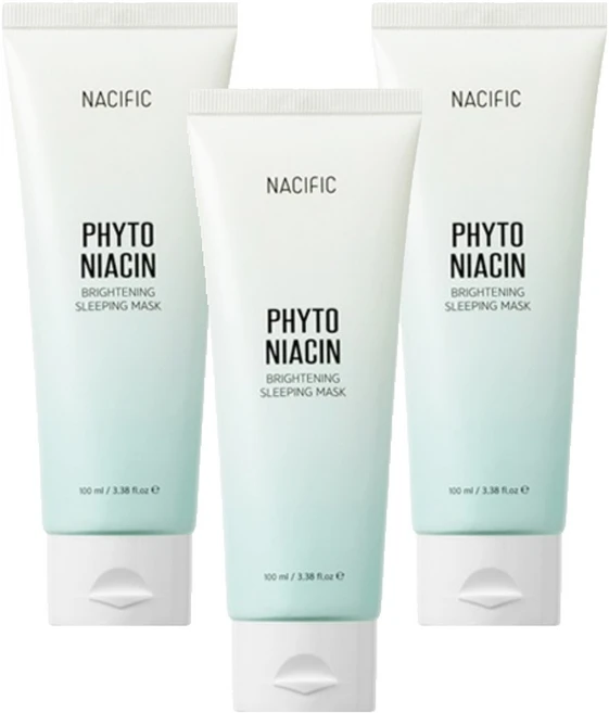 네시픽 피토 나이아신 브라이트닝 슬리핑 마스크, 100ml, 3개 - 쿠팡