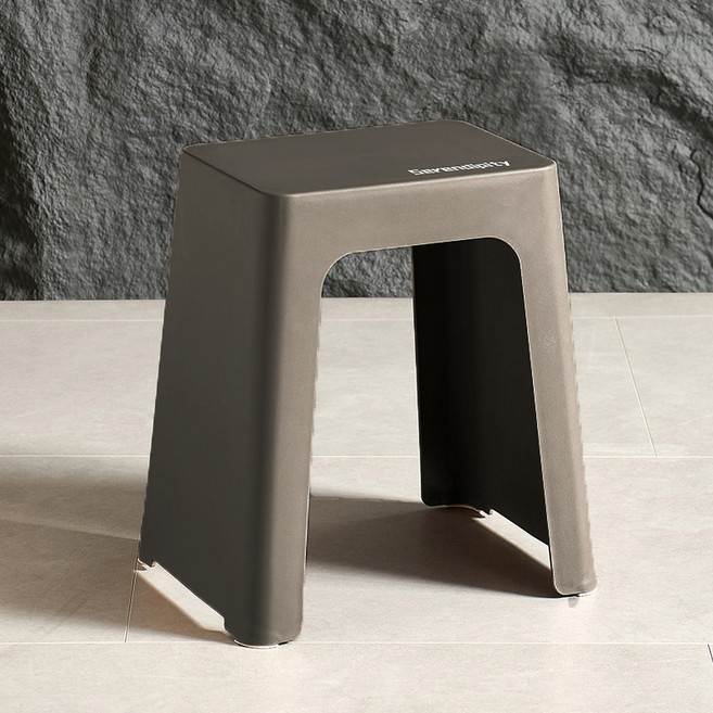 라라하우스 미스토 컬러 사각 스툴, 모카, 1개