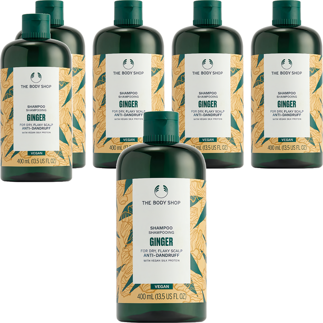 THE BODY SHOP 美體小舖 薑根鏗活調理洗髮精, 400ml, 6瓶
