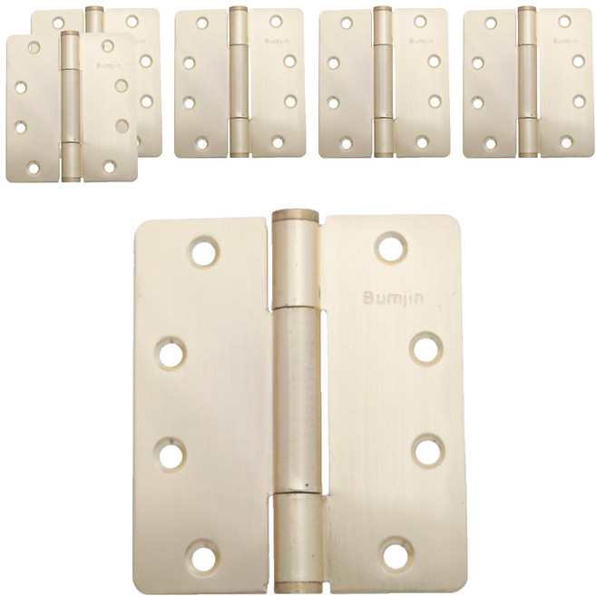 방문용 4인치 3너클 경첩 골드 4035, 6개