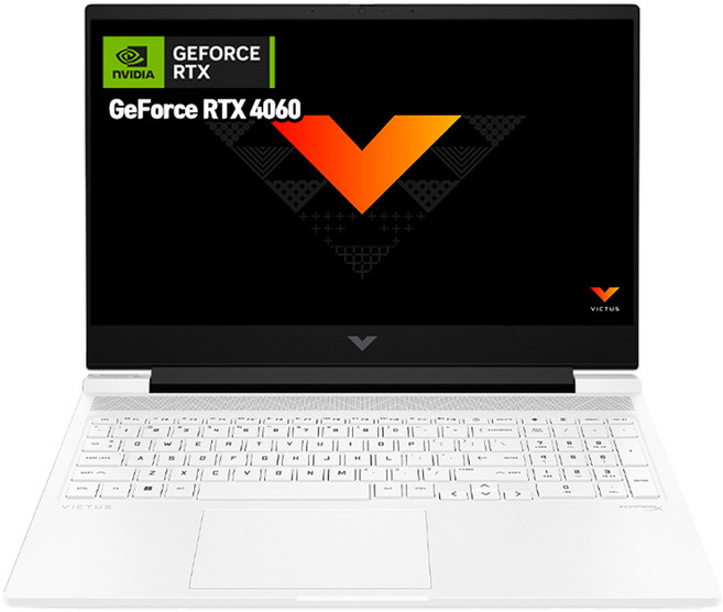 HP 2024 빅터스 16 16.1 라이젠7 라이젠 8000 시리즈 지포스 RTX 4060, CeramicWhite, 512GB, 16GB, WIN11 Home, Victus by Hp Gaming Laptop 16