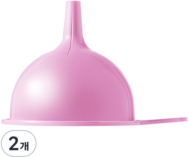 제니얼 깔때기 중, 파스텔핑크, 2개