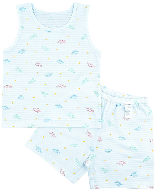 메이키즈 스카이디노 민소매 변화지 내의 상하의 세트