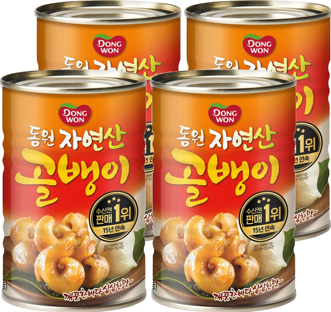 동원 자연산 골뱅이, 300g, 4개