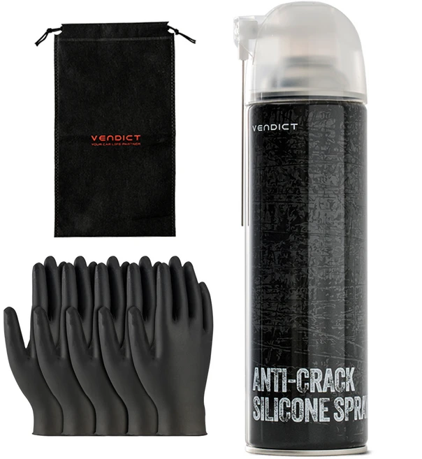 벤딕트 차량용 안티 크랙 실리콘 스프레이 고무 윤활제, 500ml, 1개 - 쿠팡