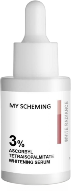 MY SCHEMING 我的心機 3%酯化維C極光淨白精華, 30ml, 1瓶