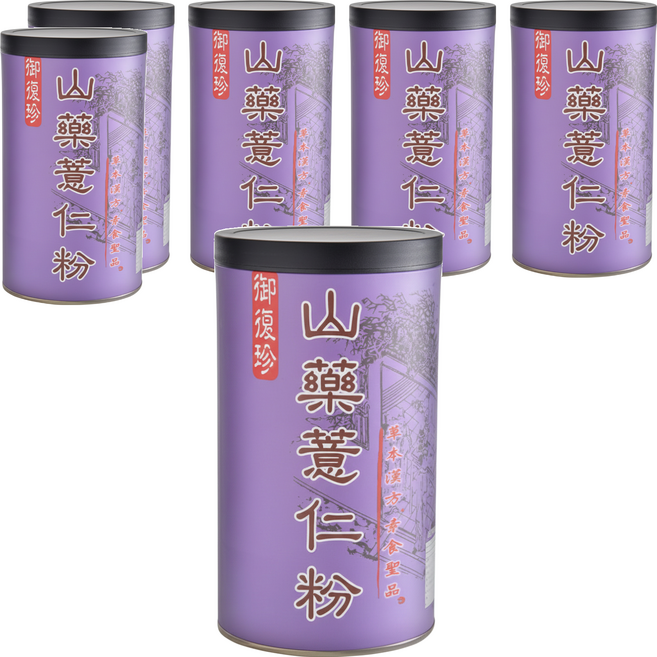 御復珍 山藥薏仁粉 純素, 500g, 1罐, 6罐