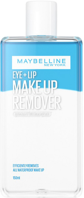 MAYBELLINE 媚比琳 台灣公司貨 輕柔眼唇卸妝液, 150ml, 1件