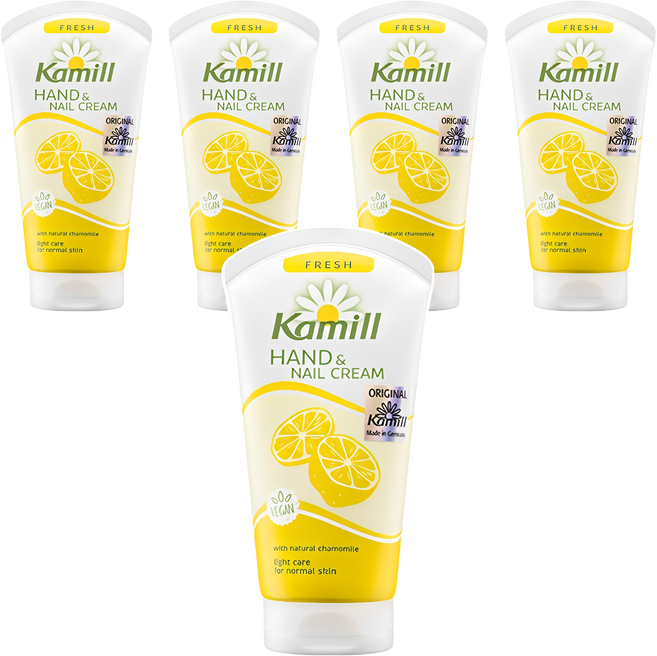카밀 핸드 & 네일 크림 프레쉬, 75ml, 5개