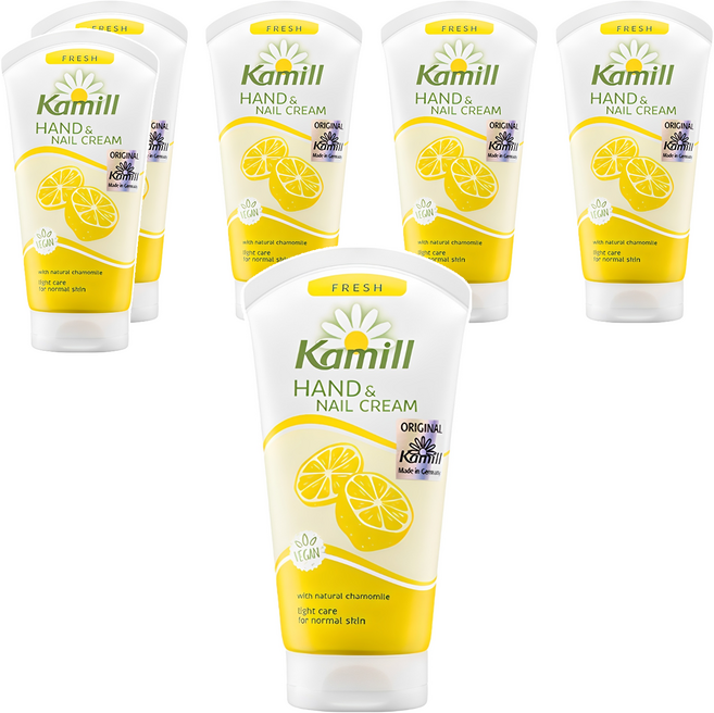 카밀 핸드 & 네일 크림 프레쉬, 75ml, 6개