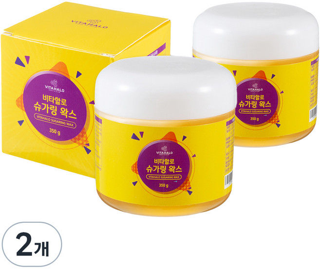 비타할로 슈가링 왁스, 350g, 2개