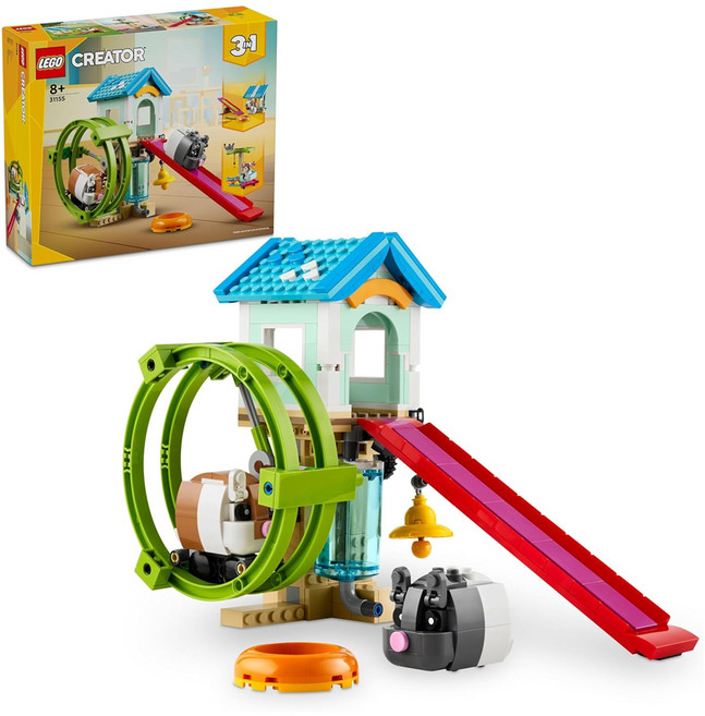 LEGO 31155 創意百變三合一系列, 倉鼠滾輪 Hams e Wheel, 1盒