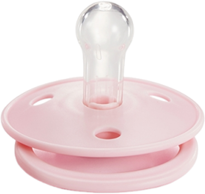 KU.KU Duckbill 酷咕鴨 KUKU PLUS 下午茶安撫奶嘴, 0~6個月, 蜜糖粉, 1個