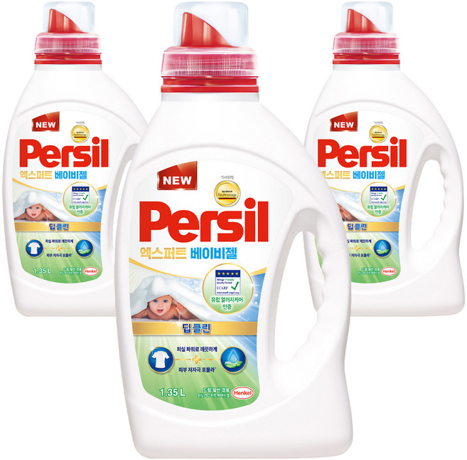 퍼실 엑스퍼트 베이비젤, 1.35L, 3개