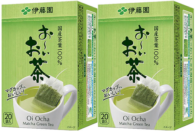 ITO EN 伊藤園 抹茶綠茶包 36g 20個, 2包