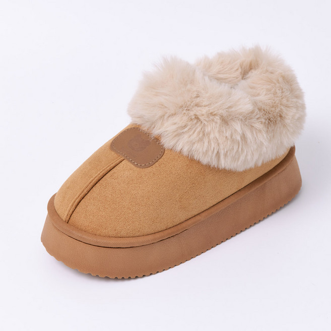 shoes& 女款厚底中筒毛靴 sn633