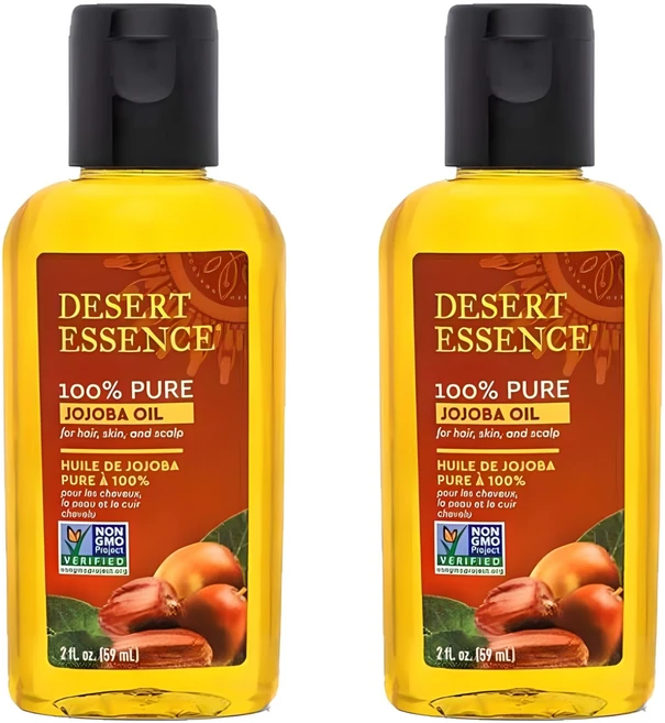 데저트에센스 100퍼센트 퓨어 호호바오일, 59ml, 2개 - 쿠팡