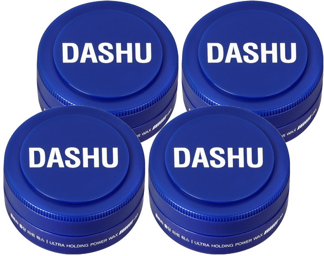 DASHU 男士超強定型持久造型髮蠟, 15ml, 4個